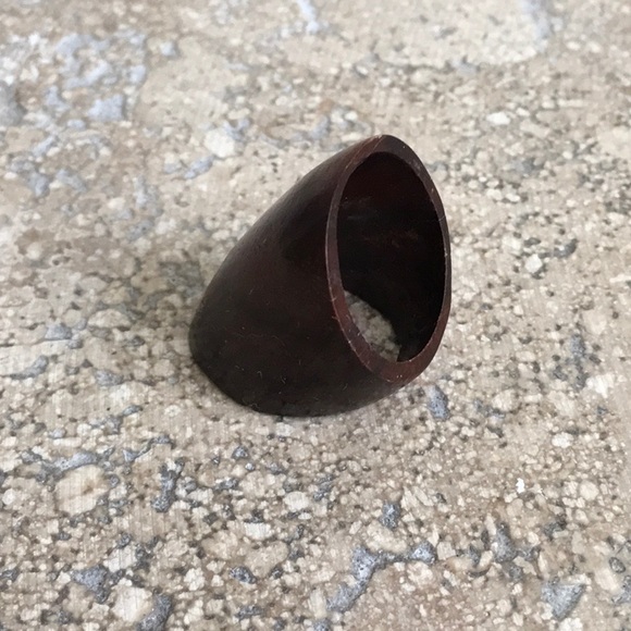 NWT Favorite Handmade Chunky Wood Ring! Boho Chic! - Picture 3 of 6